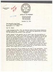 ["The letter discusses concerns about the lack of Indian input in the proposed American Indian Policy Review Commission legislation. It recommends holding hearings for Indian people to provide input and suggests equal reference to all agencies with specific Indian programs. The letter also addresses the selection process for the five congressionally appointed Indian members of the commission, emphasizing the need for accountability and meaningful representation from the Indian community. The letter concludes with suggestions for selecting commission members from different sources to ensure a diverse and inclusive representation."]