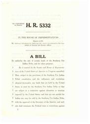 ["H.R. 5332 authorizes the Southern Ute Indian Tribe to sell tribal lands that are not needed for Indian use, with approval from the Secretary of the Interior. Proceeds from the sales must be used to purchase land within the Reservation boundaries. The bill also allows the Tribe to mortgage tribal land with approval from the Secretary of the Interior to raise money for land purchases. An amendment is included to address situations where the Tribe reacquires land through foreclosure of a mortgage or deed of trust."]