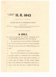 ["The Indian Financing Act of 1973 was introduced in the House of Representatives to provide capital on a reimbursable basis to help develop and utilize Indian resources. The Act aims to improve the standard of living for Indians, integrate them into American life, and provide economic assistance through a revolving loan fund. Loans can be made for various purposes, with repayment terms not exceeding thirty years and interest rates determined by the Secretary of the Treasury. The Secretary has the authority to cancel or adjust loans that are deemed uncollectable."]