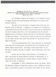 ["William L. Farrison, a Papago Indian and elected representative of Arizona, Nevada, and Utah to the National Congress of American Indians, discusses the findings of the Indian Impact Survey Team following the occupation of the Bureau of Indian Affairs building in 1972. The team was formed to assess the impact of the takeover on Indian affairs and relationships with various government agencies. Farrison emphasizes the frustration and anger that led to the occupation, highlighting the long history of deprivation and poverty experienced by American Indians. He urges a deeper understanding of the underlying issues and the need for recommendations to address the unrest."]
