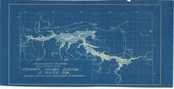 ["This map, titled Approximate Spillway Elevation of Wister Dam, covers the period from 1915 to 1949.  Dimensions: 9 1/2 x 18 3/4"]