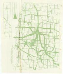 ["The Oklahoma State Highway System map from 1936 illustrates traffic density on state and Federal Aid highways in Oklahoma, based on data from March to October. Dimensions: 17 x 20."]
