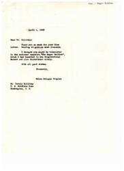 ["The document is a letter from Presly Holliday to Helen Gahagan Douglas, thanking her for her support of fairness towards \"Negroes and expressing appreciation for her efforts in promoting equality. Douglas had sent Holliday a pamphlet titled \"The \"Negro\" Soldier\" and he commends her for her kindness and advocacy for justice for all. Holliday, an old Regular Army soldier, expresses his gratitude and respect for Douglas."]