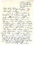 ["The document expresses disapproval of the procedures used by the House Committee on Un-American Activities and urges a member of Congress to vote against contempt charges and work towards abolishing the committee."]