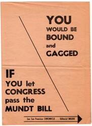 ["The document discusses the smear campaign by Republicans against Democratic leaders Helen Gahagan Douglas and James Roosevelt, using tactics similar to Hitler. They are accused of accepting backing from the medical lobby and engaging in a malicious plot against President Truman's health program. Despite the smear campaign, Democratic leaders and supporters rally around Douglas and Roosevelt, emphasizing their qualifications and integrity. The document also highlights the support of prominent leaders for the Democratic candidates."]
