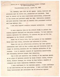 ["Honorable  Helen Gahagan Douglas criticizes the hasty and ill-considered vote taken by the House of Representatives on Spain and the European Recovery Program. She argues that the vote has damaged the United States' foreign policy, weakened the non-Communist forces in Europe, and undermined the country's leadership within the United Nations. Douglas warns against sacrificing moral integrity in the fight against communism and calls for a re-examination of how foreign policy decisions are made in the future. She urges the conferees to repair the damage caused by the vote."]