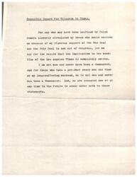 ["Assemblyman Vernon Kilpatrick is accused of helping plan the economic collapse of the United States, but he denies any involvement with the Communist party. A witness testifies that Kilpatrick invited her to meetings where the planned collapse was discussed. Kilpatrick denies these claims and maintains that he is not a Communist. Another witness testifies that Kilpatrick is a nice gentleman, despite their political differences. Kilpatrick also denies allegations of being a social friend to another witness. The lawsuit between Kilpatrick and Beverly Hills Police Chief C. H. Anderson revolves around these accusations."]