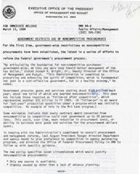 ["This text discusses the review of the procurement actions of the Department of Defense during a one-week period ending September 30, 1983. It was conducted by the Office of Federal Procurement Policy and presented to Congress in April 1984."]