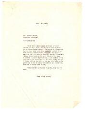 ["The first letter is from someone in Calumet, Oklahoma, asking for advice on how to handle an estate in Mexico that has not been properly settled. The second letter is a response from Mr. Blalock in Mexico, explaining that the fees for settling the estate are high and offering some advice on how to proceed. Mr. Blalock suggests translating the will into Spanish and recording it in the state where the property is located in order to claim the estate. He also mentions that having a will in English may not have much value in settling the estate in Mexico."]