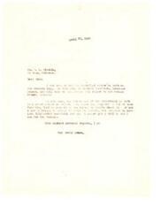 ["C. C. Thompson, the County Assessor in El Reno, Oklahoma, writes a letter to Mr. L-M- Gensman in Washington D.C. regarding a request for endorsement for someone named Wallace. Thompson explains that he believes Wallace is not the right person for the position and suggests another candidate, Ed Shields. Thompson expresses his willingness to support Shields if politics is not a factor."]