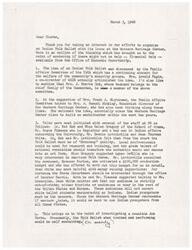 ["The writer is thanking Ladonna for a tour and discussing potential opportunities for Indian people to receive training and employment through Lear Siegler. They also mention the Cheyenne people's interest in rebuilding Fort Reno and establishing a village and businesses there. The writer expresses frustration with proposed programs for the Cheyenne's and emphasizes the need for education and training opportunities instead of per capita payments."]