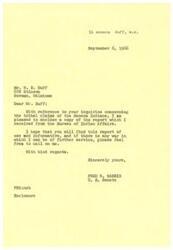 ["The document provides information to Senator Fred R. Harris regarding tribal claims of the Seneca Indians that were filed with the Indian Claims Commission. It mentions that many claims have been filed and are being prosecuted by different groups representing the Seneca Nation. The document also discusses a specific case that was dismissed by the Indian Claims Commission but later sent back for further review by the Court of Claims. It mentions that the Indian Claims Commission is set to continue until April 10, 1967, and there are bills before Congress to extend its life for another two years."]