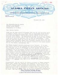 ["Alaska Indian Arts, Inc. is a group of indigenous artisans who are unhappy with the Indian Arts and Crafts Board's programs and policies, which they believe benefit only a select few contemporary artists. They criticize the Board's focus on contemporary Scandinavian art and question the effectiveness and fairness of programs like the Sitka Demonstration Work Shop and the University Extension Center. They feel that their own organization, Alaska Indian Arts, Inc., has been overlooked and undervalued by the Board. They also express concerns about the Board's influence on technical assistance studies and funding allocations."]