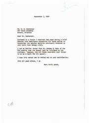 ["Mr. Hostetter from Edmond, Oklahoma, is seeking assistance with a claim for property damage caused by sonic booms from Federal Aviation Agency tests. Senator Monroney and other officials are involved in the process of appealing the decision to deny his claim, and efforts are being made to reconsider the case and provide a satisfactory resolution. Hostetter expresses frustration at the damage caused to his houses and the lack of inspection by officials, and requests assistance in getting compensation for the repairs needed."]