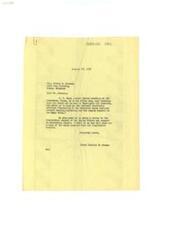["The document is informing Honorable  George B. Schwabe about a resolution from the Executive Creek National Council regarding accounting and per capita payment to the Creek Indian tribe. C. W. Ward, a Creek Indian, has asked for the resolution to be sent to Schwabe, who is currently not in Washington. The document also mentions that a request for an accounting report will be sent to the Comptroller General of the United States and a copy of the reply will be provided to Schwabe."]