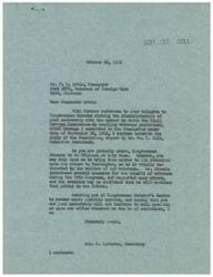 ["The document consists of a series of letters regarding the dissatisfaction of the Veterans of Foreign Wars with the Civil Service Commission's handling of veterans preference. Congressman Schwabe is mentioned as being actively involved in advocating for veterans' rights and willing to assist in any way possible. The Civil Service Commission responds by explaining the laws and regulations concerning veterans preference and offering assistance in specific cases. The documents emphasize the importance of protecting veterans' rights in employment and reduction in force actions."]