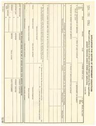 ["This text is an application form for the refund of retirement deductions for employees of the United States government or the District of Columbia. The form requires personal information, employment details, and previous claims filed. Instructions are provided on how to fill out the form correctly to avoid payment delays. The application must be submitted through the agency where the applicant was last employed."]
