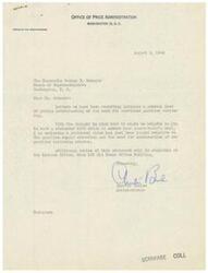 ["The Office of Price Administration is informing Congressman George B. Schwabe about the need for continued gasoline rationing due to public misunderstanding and tight gasoline supply. The Petroleum Administrator for War allocates gasoline every three months for civilian use, and OPA's responsibility is to distribute it fairly. The statement emphasizes the importance of public understanding and support for the rationing program until gasoline supplies are adequate. The need for rationing is due to increased military demands for petroleum products, particularly fuel oil, for the Pacific theater. The statement also explains the current allocation of gasoline for different users and the challenges in meeting demands. The goal is to relax or eliminate rationing once gasoline supplies are sufficient."]