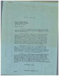 ["The document consists of two letters, one from Mr. Kobel, Manager of Wheeler Lumber Company, protesting against the OPA plan for controlling construction costs, and the other from Congressman George B. Schwabe agreeing with Mr. Kobel's views and expressing his own opposition to the OPA. Congressman Schwabe encourages constituents to write to their Democratic Members of Congress to voice their opinions on the issue. Both letters emphasize the need for free enterprise and competition in the construction industry."]