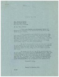 ["Mrs. Clara M. Foster writes to Congressman George Schwabe expressing her frustration with the OPA and rent control policies. She explains how the rent control is causing financial strain on her as a property owner, and she believes the system is unfair and outdated. She urges Congressman Schwabe to take action to address the issues with rent control. Congressman Schwabe responds, sharing his own opposition to the OPA and bureaucracy, and assures Mrs. Foster that he is fighting against these policies in Congress."]