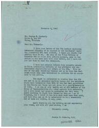 ["The document is from George R. Cookerly to Congressman George B. Schwabe, expressing dissatisfaction with the OPA rent control regulations. Cookerly believes the OPA should be abolished or amended to be more fair and reasonable. He requests Schwabe to take action on this issue and suggests reading certain paragraphs for more information. The document also mentions a petition approved by the Tulsa Property Owners association asking for relief from OPA regulations and requesting rent ceiling increases. Schwabe is urged to take steps to remove the regulation giving tenants perpetual leases, which often lead to property damage. The document emphasizes the need for fair treatment for both landlords and tenants and additional rents to cover maintenance costs. Additionally, the letter mentions the unexpected death of George W. Way, a steel firm manager and civic leader."]