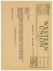 ["The document is about sending a telegram to request the purchase of war bonds and to inform about a loan approved for Indian Electric Cooperative. It also mentions a loan for Osage County from the Rural Electrification Administration."]