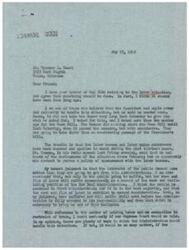 ["The document is a letter written by Mr. Spencer L. Kearl to Representative  George Schwabe expressing concerns about the labor situation in the country. Kearl believes that the President should have taken action earlier and criticizes the New Deal Administration for appeasing labor bosses. He questions whether labor unions are monopolies in restraint of trade and expresses opposition to foreign loans until domestic markets are stable. Kearl suggests using anti-monopoly legislation to regulate national labor organizations and prevent labor from causing disruptions."]
