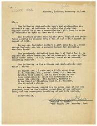 ["The document presents evidence to argue against giving England a non-collateral gift loan to stimulate free world trade. It discusses past attempts at loans and trade with England and provides a specific example of a failed attempt to import goods in 1941. The author suggests that the US should focus on solving its own problems rather than trying to help England."]