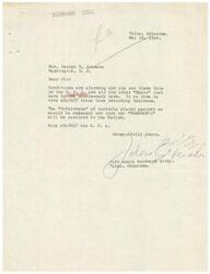 ["The document is urging Honorable  George B. Schwabe to vote against laws that are hindering business and causing alarming conditions. The writer believes that the controls placed on businesses should be released in order to restore freedom to the nation. The document is signed by someone from Tulsa, Oklahoma."]
