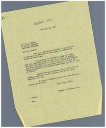 ["Mr. McAfee is planning to establish a resort on Grand Lake and has requested information on business loans under the G.I. Bill of Rights, as well as specifications for constructing docking facilities. Mr. Schwabe acknowledges the request and provides the necessary information and forms."]