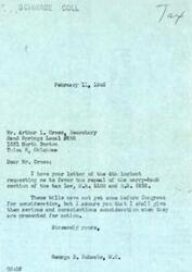 ["The Oil Workers International Union Local #296 is requesting Representative George B. Schwabe to work towards repealing the carry-back section of the tax law, H.R. 5180 and H.R. 5232. They believe that this section benefits corporations at the expense of the American people and is causing labor troubles. Schwabe assures them that he will consider their request seriously when the bills come before Congress."]