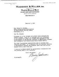 ["The document is urging Honorable  George B. Schwabe to support a larger appropriation for the National Institute of Neurological Diseases and Blindness in order to combat the increasing issue of blindness and lack of research funding. The writer emphasizes the importance of funding for eye research to address this tragedy."]