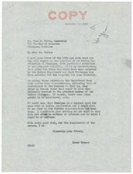 ["The Chamber of Commerce in Okmulgee, Oklahoma is requesting Senator Elmer Thomas to reconsider the location of an Indian institution, specifically a hospital, in Okmulgee. They argue that Okmulgee has a historical background and significance to the Indian population, and should be considered for such an institution. Senator Thomas responds that the site for the hospital has already been selected for Tahlequah, but acknowledges Okmulgee as a potential location for future consideration. The Chamber of Commerce expresses their appreciation for the response and hopes for further communication on the matter."]