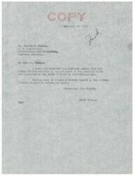 ["The text consists of a series of letters regarding a petition concerning the leasing of restricted Indian lands to outsiders and the rental prices of Indian lands in Cotton County. The letters involve communication between various individuals, including Honorable Elmer Thomas, Lonnie B. Keeter, and Honorable John Collier. The letters discuss the petition, requests for further reports, and expressions of gratitude for assistance in addressing issues related to land rentals and resettlement projects."]