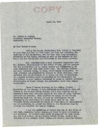 ["The letter is from Elmer Thomas to Dr. Arthur C. Parker, discussing the efforts of Mrs. Walter A. Henricks in advocating for the construction of an Indian museum and auditorium in or near Rochester. Thomas mentions the need for proper display and preservation of valuable Indian artifacts, as well as the possibility of securing funds for the building through the President's allocation of funds for Indian Tribes. Thomas also suggests the creation of maps depicting Indian scenes in each state as a valuable resource for those interested in Indian problems. Thomas expresses hope that Mrs. Henricks will return to Washington to further discuss the building project with officials."]