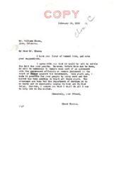 ["Wallace Dixon is requesting help from Elmer Thomas in settling a debt due to his people from the government. Thomas acknowledges the request and explains that an agreement with government officials or a court judgement is necessary. He assures Dixon that he will do his best to help with the matter. Dixon expresses frustration at the delay in receiving the settlement and hopes for Thomas' cooperation in resolving the issue quickly."]