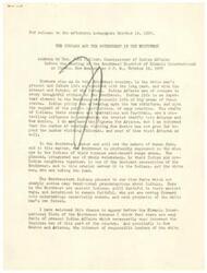 ["In his address to the Kiwanis International Clubs of the Southwest in 1937, Honorable John Collier, Commissioner of Indian Affairs, highlighted the importance of Indian affairs in the Southwest. He emphasized the interdependence of Indian and white communities in states like Arizona and New Mexico, and discussed the transformation of the Mescalero Apache Indians from living in squalor to organized and thriving communities. Collier also mentioned the progress made by the Jicarilla Apache's, showing that the New Deal for Indians was not a novel concept but had historical precedents."]