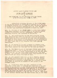 ["The United States Government is holding an auction sale of Indian timber lands in the Choctaw Nation on May 6, 1937. The regulations for the sale include details about the terms of sale, payment options, restrictions on cutting or removal of timber, and the process for obtaining a deed after full payment. Interested parties can contact the Superintendent for the Five Civilized Tribes for more information. The timber lands to be sold are located in several counties and have been appraised at a total of $80,441.74."]