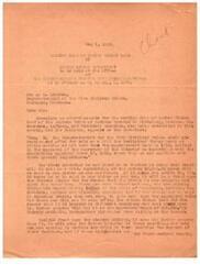 ["The letter is expressing concern over the auction sale of Indian timber land by the United States government, specifically regarding the potential sale of the entire 22,894.55 acres to one bidder. The writer believes that selling the land in separate tracts would benefit both the Indian tribe and other citizens, as it would allow for more competition and potentially higher prices. The writer is against selling the timber in one unit to one bidder, as it could exclude independent timber men and negatively impact the local lumber industry. The letter is addressed to various government officials and advocates for fair and transparent auction practices."]