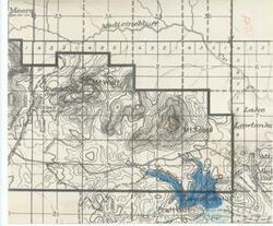 ["Create a concise and logical summary using the title Topographical Map and the text in the summary: This topographical map includes annotations Plotted and 400' located in the upper right corner. Dimensions: 400'."]