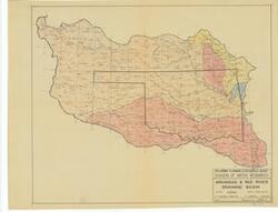 ["Create a concise and logical summary using the title from the TITLE column and the text in the summary: This is a hydrological map produced by the Oklahoma Planning and Resources Board, Division of Water Resources, focusing on water-related features and resources in the region.  Dimensions: Not specified in the provided data."]