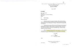 ["The document is a letter from Frederick M. Lowther of Dickstein Shapiro Morin & Oshinsky LLP to Honorable  James R Jones, Ambassador of the United States of America in Mexico City. Lowther thanks the Ambassador for his hospitality towards Walt and Nancy Howard and mentions that he has high hopes for Poseidon. He also acknowledges receiving the resume of Ward Downing and forwards it to their hiring coordinator. Lowther expresses interest in catching up with the Ambassador before his return to the States."]