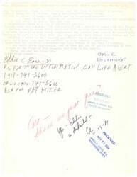 ["The document to Congressman Jones expresses strong opposition to abortion, claiming it is morally, legally, and constitutionally wrong. The writer urges Congressman Jones to take action to make abortion illegal and punishable by prison, suggesting reading anti-abortion literature and writing legislation. The document also includes contact information for more information on the issue."]