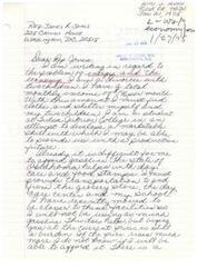 ["The writer, Lynn Childers, is a single mother with two children who is struggling to afford basic necessities on a low income. She is attending college in hopes of improving her situation, but rising gas prices are making it difficult for her to continue. She is reaching out to Representative  James R. Jones for help in addressing the energy and economic challenges facing lower income individuals like herself."]