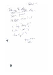 ["The document includes a name, address, phone number, and departure and return dates."]