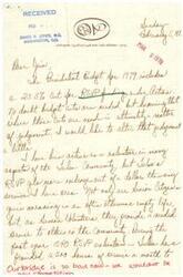 ["Letter from Tulsa, OK, resident, constituent, and personal friend of Congressman James R. Jones, Ms. Carol Wyant, to Congressman James R. Jones regarding a proposed budget cut for the Retired Senior Volunteer Program"]