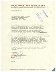 ["Letter from Tulsa, OK, resident and constituent of Congressman James R. Jones, Mr. David B. Wilkinson, to Congressman James R. Jones regarding a proposed budget cut for the Retired Senior Volunteer Program"]