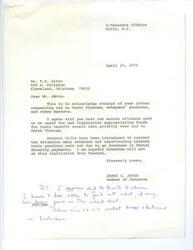 ["The document is a series of letters addressing various political issues in 1973. The documents discuss concerns about aid to North Vietnam, veterans' pensions, the wheat deal with Russia, and Executive Privilege. The documents express frustration with President Nixon's administration and call for accountability and transparency in government actions."]