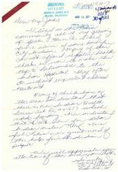 ["The document is from a person living in Tulsa, Oklahoma, requesting medical assistance for the Indian community in the area who cannot afford regular health check-ups or treatment. They highlight the need for funding and attention to address the healthcare needs of the people in the community."]