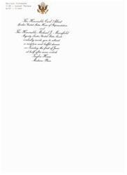 ["The Honorable Carl Albert and The Honorable Michael J. Senate are hosting a reception and buffet dinner on Tuesday, June 1st at the Tayloe House on Madison Place. The event will include a Sunset Parade at 7:30, followed by dinner at 8:45."]